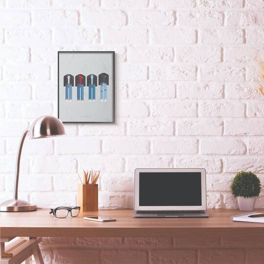 Stupell Industries Ramones Wall Art in Black Frame